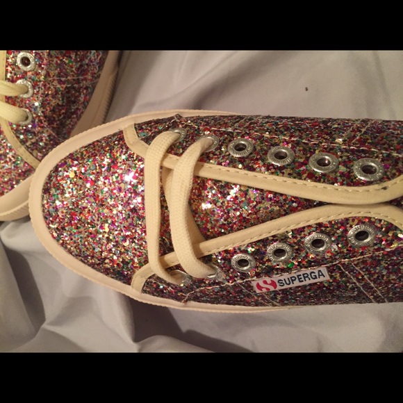 Superga glitter sneakers NWT - Picture 5 of 5
